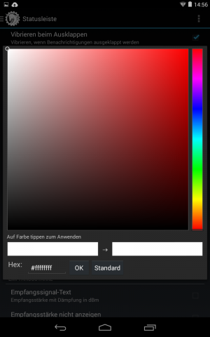 ... sondern auch deren Farbe in einen beliebigen Ton ge&auml;ndert werden. (Screenshot: Golem.de)
